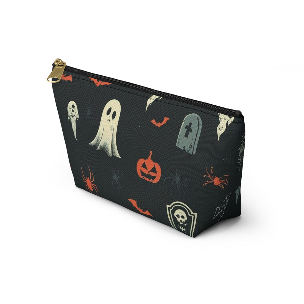 Halloween Ghosts & Pumpkins Accessory Pouch