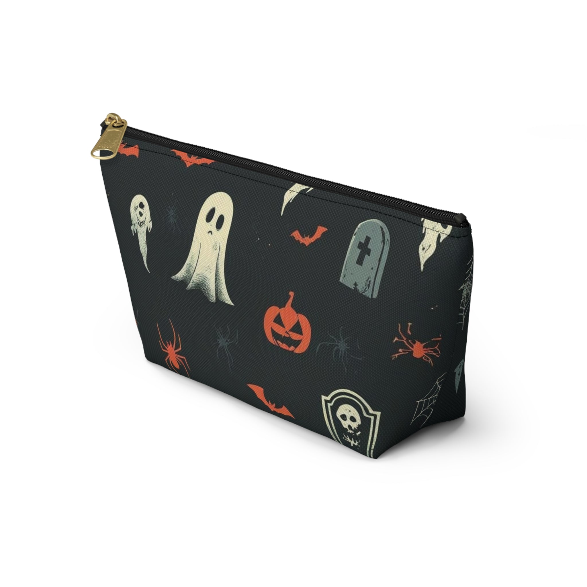 Halloween Ghosts & Pumpkins Accessory Pouch