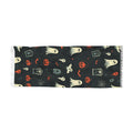 Halloween Ghost Pattern Scarf — Lightweight Spooky Neck Wrap