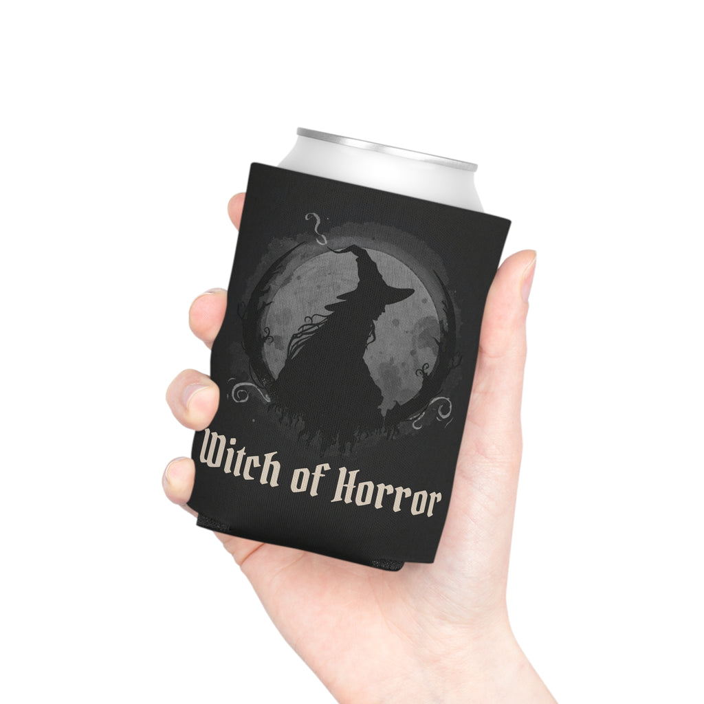 Witch of Horror Can Cooler – Halloween Witch Silhouette Beverage Insulator