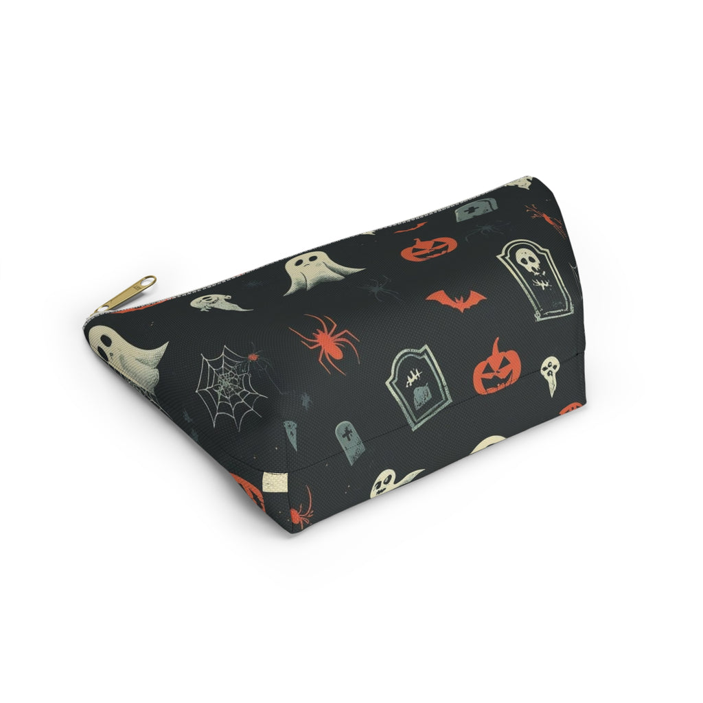 Halloween Ghosts & Pumpkins Accessory Pouch