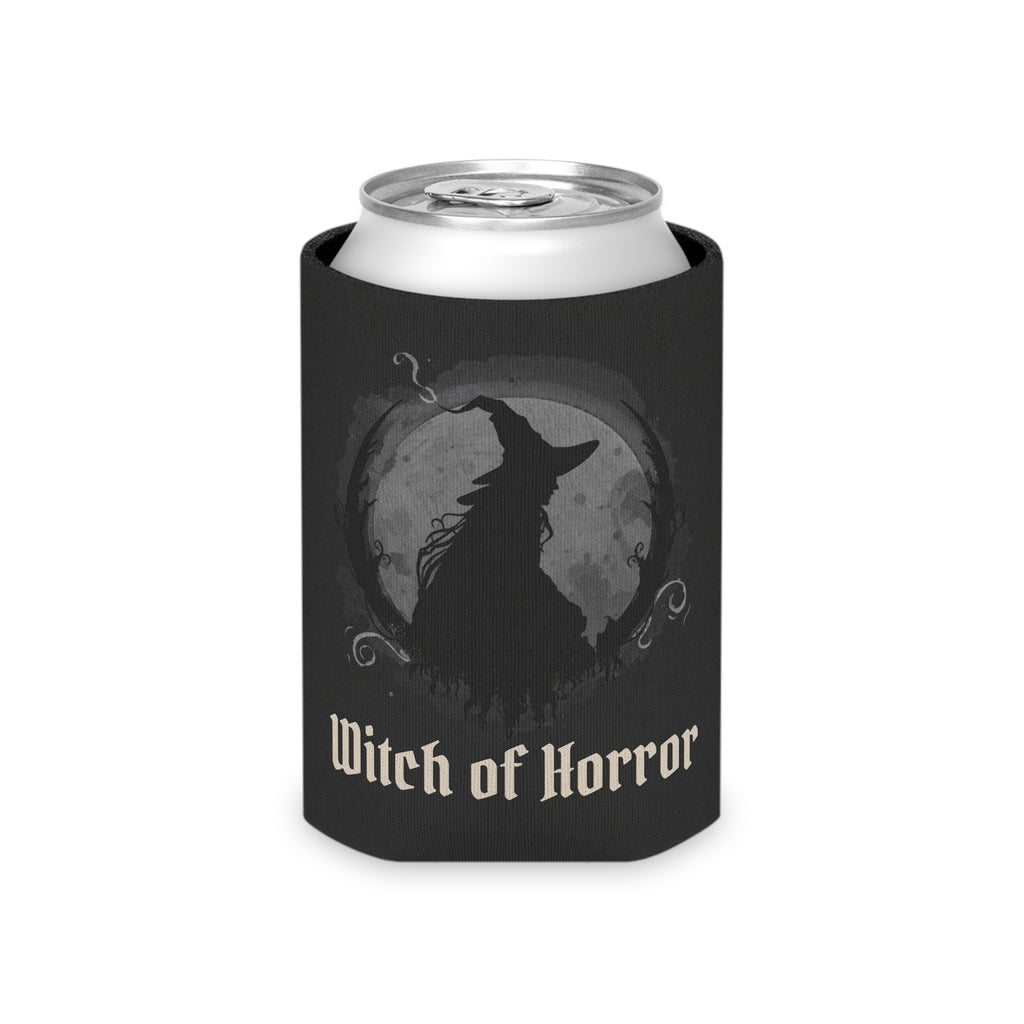 Witch of Horror Can Cooler – Halloween Witch Silhouette Beverage Insulator
