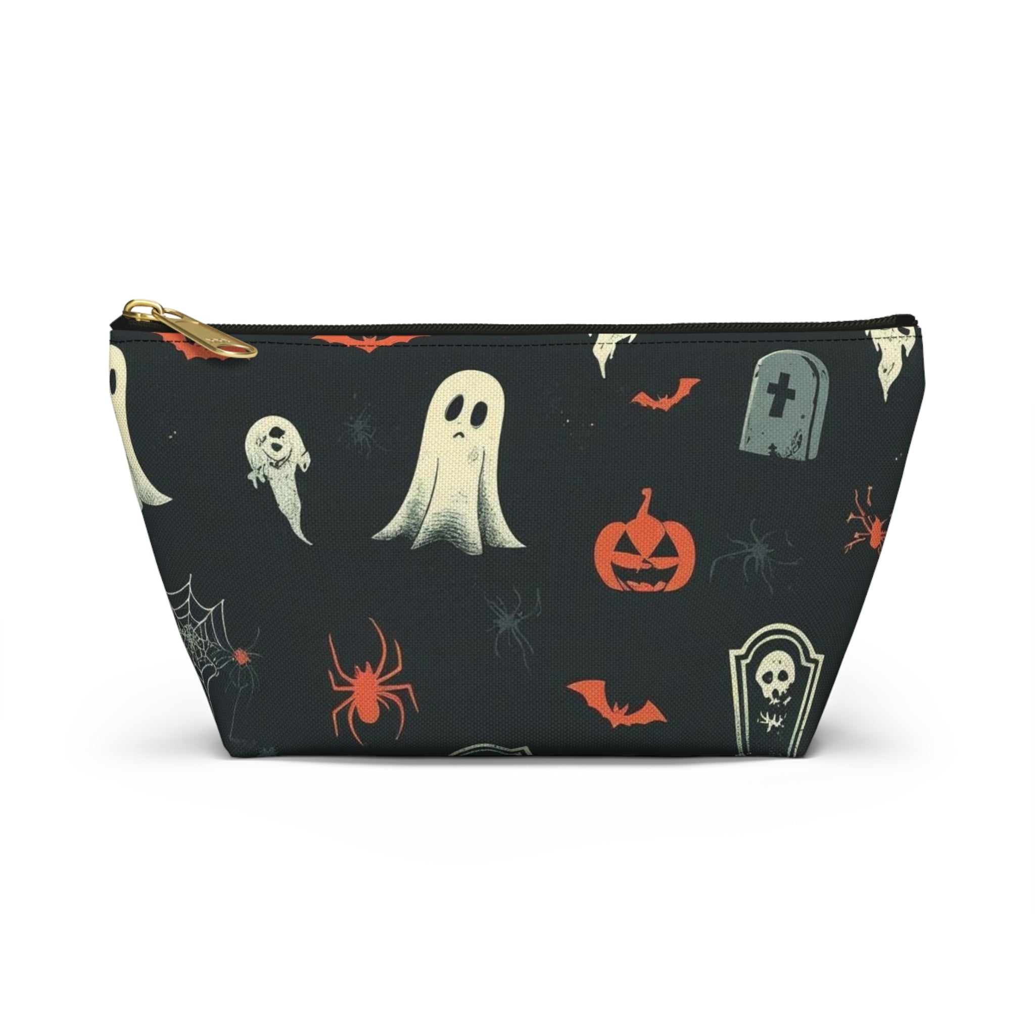 Halloween Ghosts & Pumpkins Accessory Pouch
