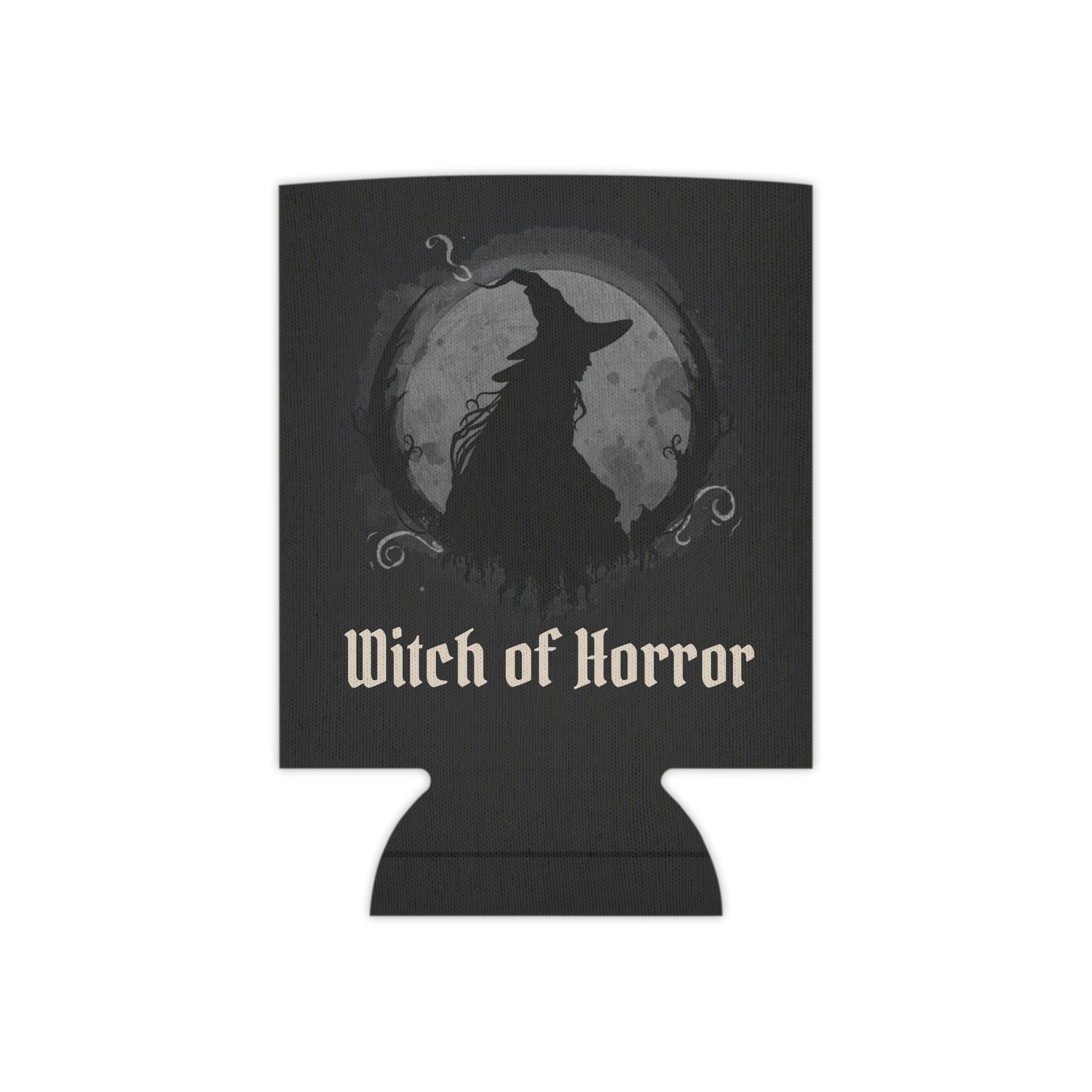 Witch of Horror Can Cooler – Halloween Witch Silhouette Beverage Insulator