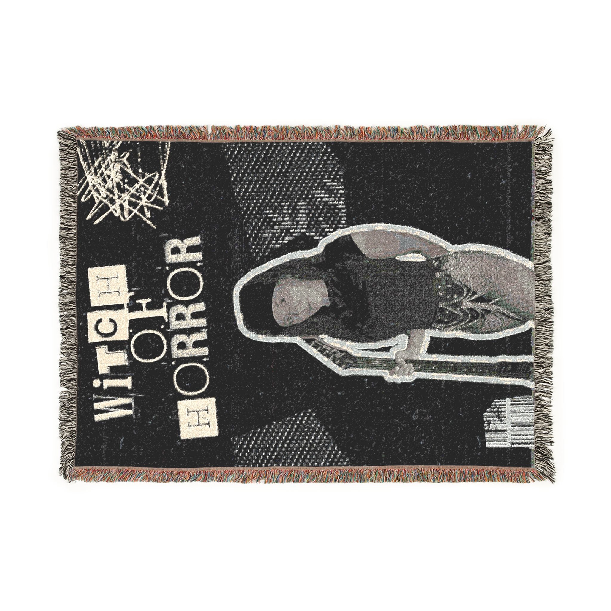 Woven Blanket — Witch of Horror Throw Blanket