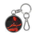 Witch Of Horror Keyring Tag — Retro Band Style Keychain