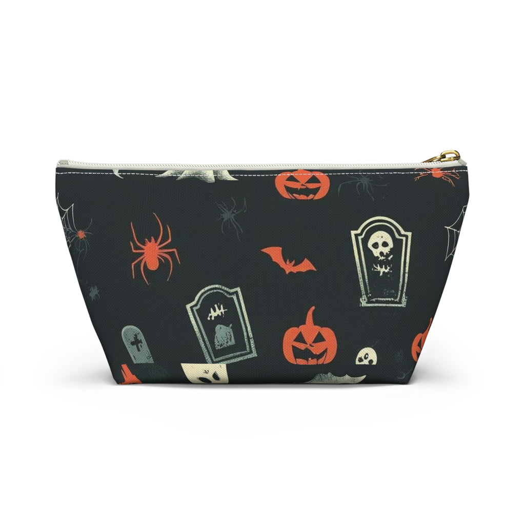 Halloween Ghosts & Pumpkins Accessory Pouch