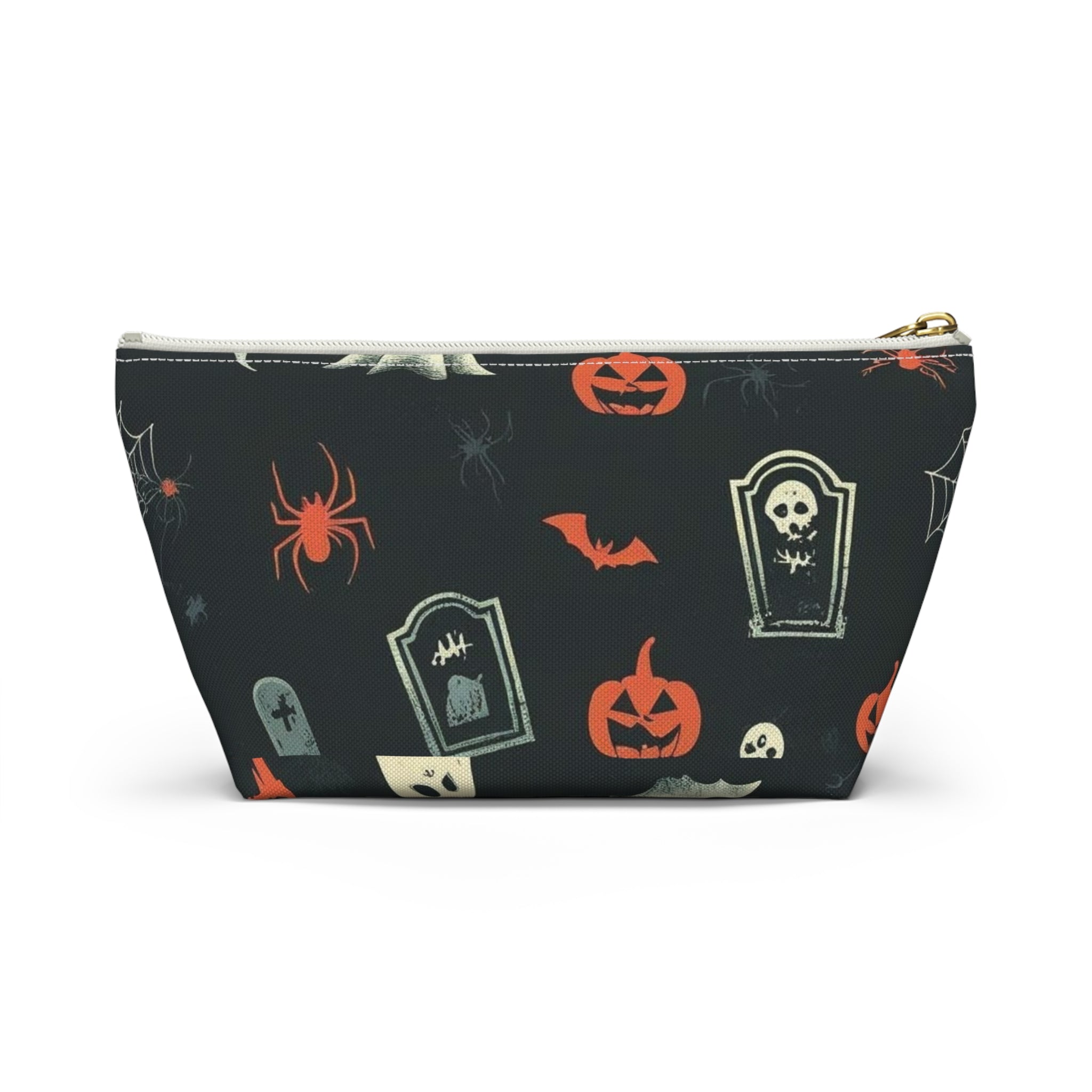 Halloween Ghosts & Pumpkins Accessory Pouch
