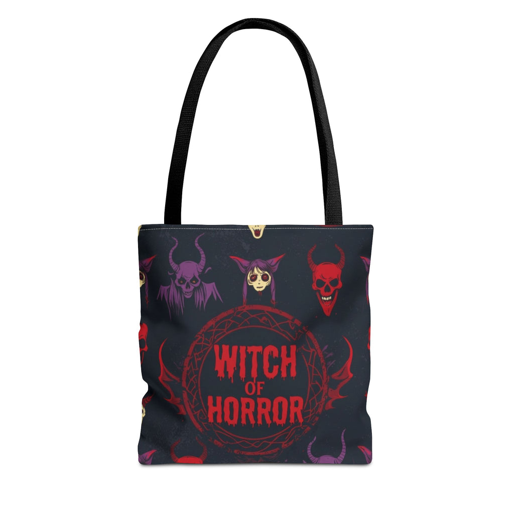 Witch of Horror Tote Bag — Spooky Halloween All-Over Print