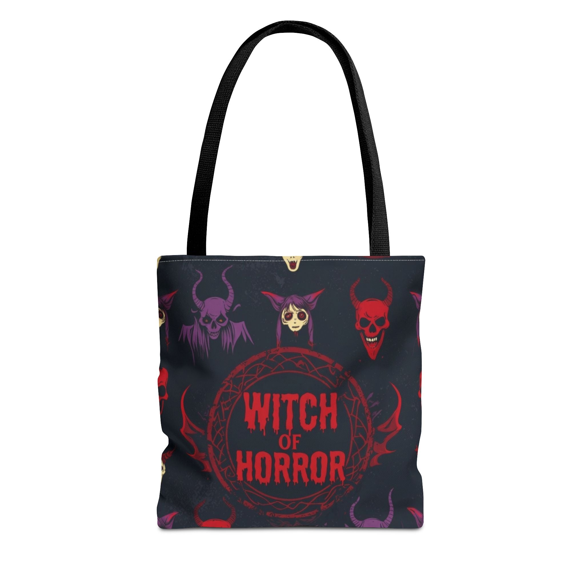 Witch of Horror Tote Bag — Spooky Halloween All-Over Print