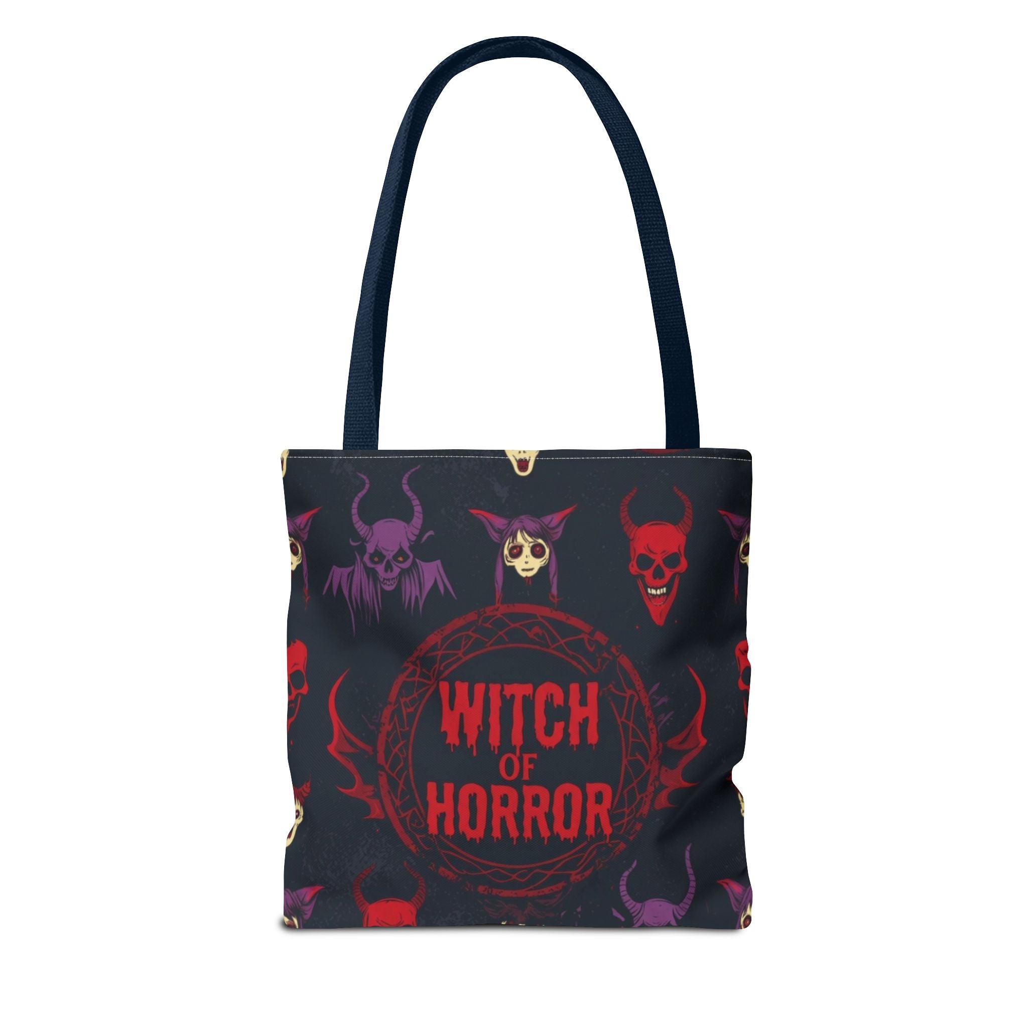 Witch of Horror Tote Bag — Spooky Halloween All-Over Print
