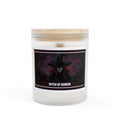Witch of Horror Frosted Glass Candle — 11oz Halloween Spooky Decor