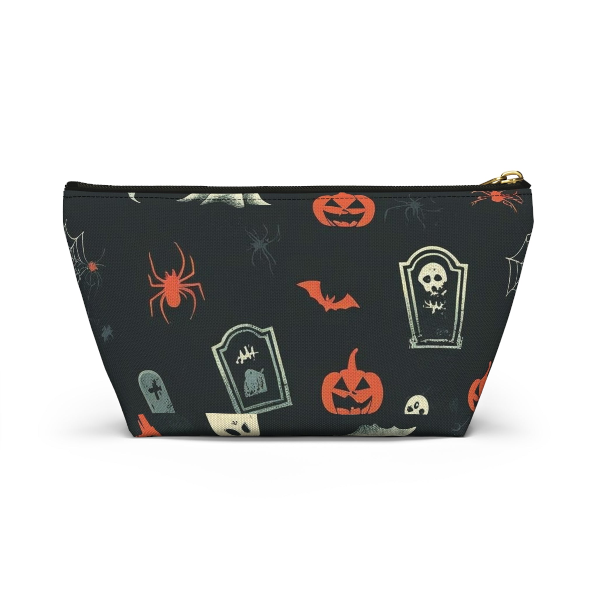 Halloween Ghosts & Pumpkins Accessory Pouch