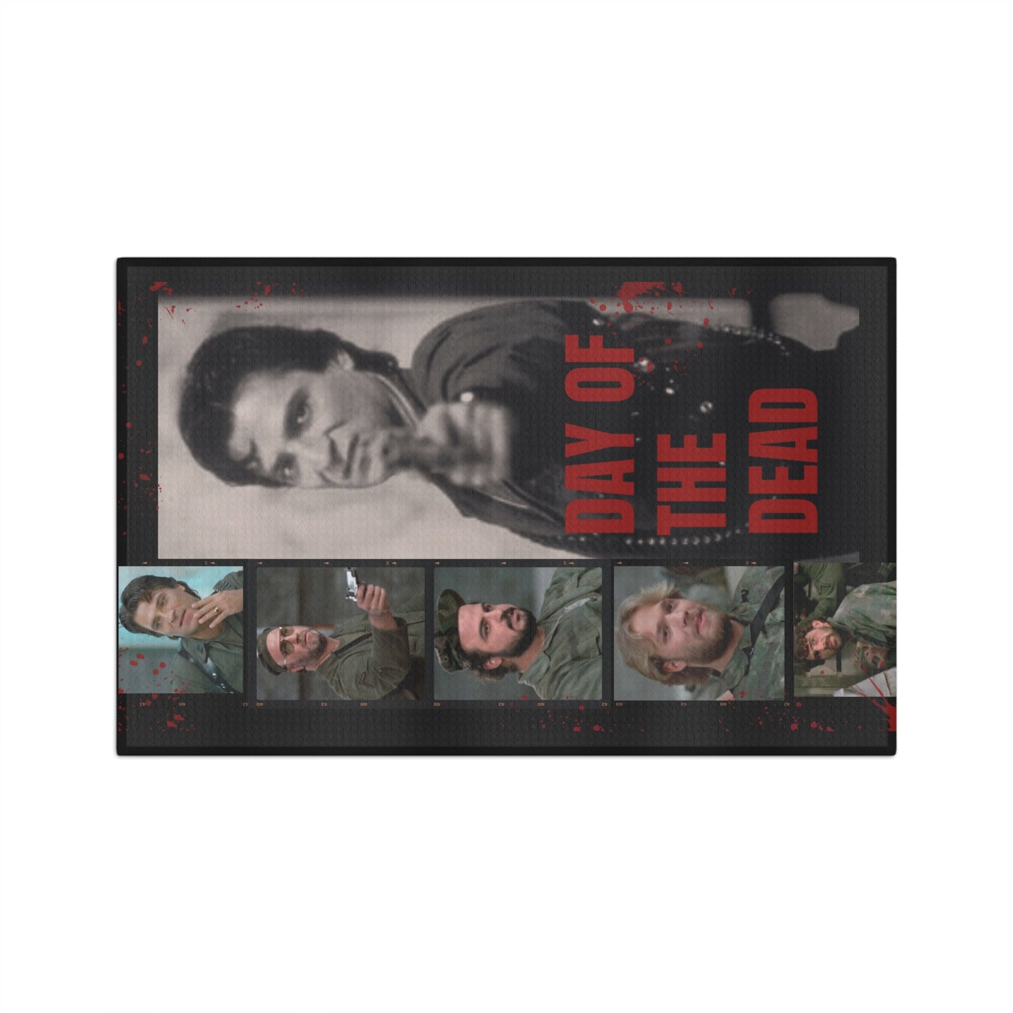 Day of the Dead Horror Tea Towel - Retro Film Poster Kitchen Linen