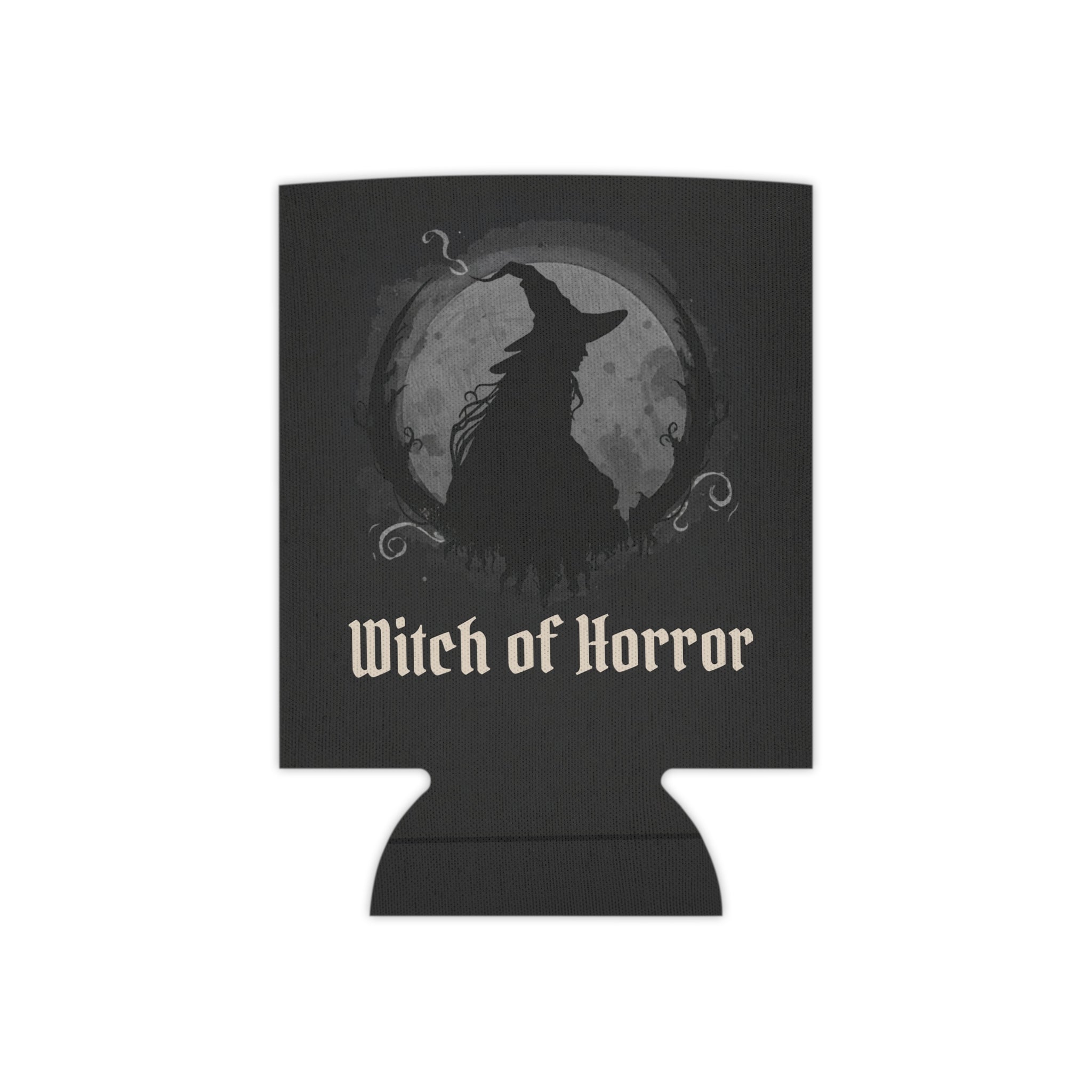 Witch of Horror Can Cooler – Halloween Witch Silhouette Beverage Insulator