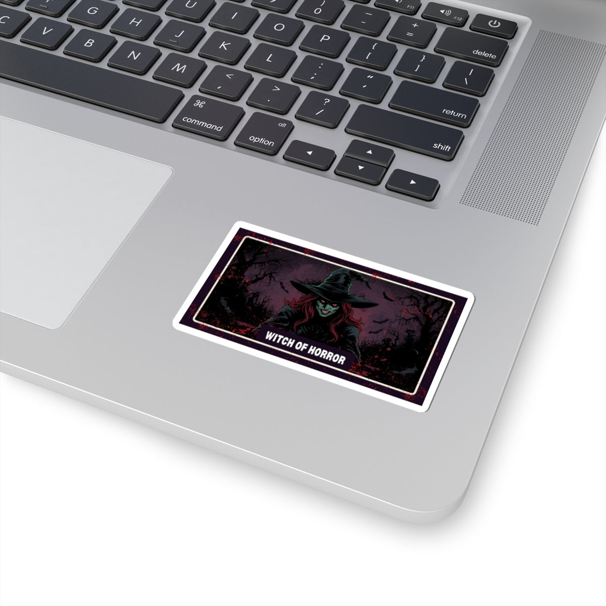 Witch of Horror Sticker — Spooky Halloween Kiss-Cut Decal