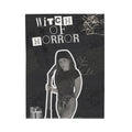 Witch of Horror Velveteen Plush Blanket – Gothic Halloween Throw
