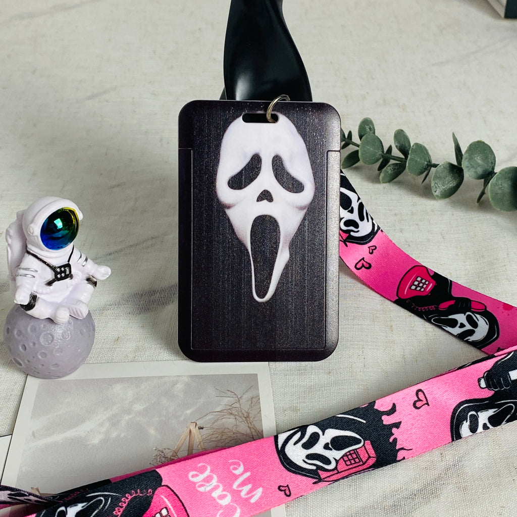 Anime Lanyard Keychain ID Card Holder Badge Reel Lariat Rope