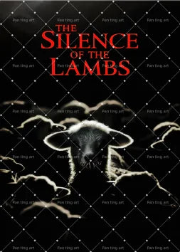 The Silence Of The Lambs Horror Movie Poster Classic Death Moth Suspense Crime Film Canvas Painting Home Decor