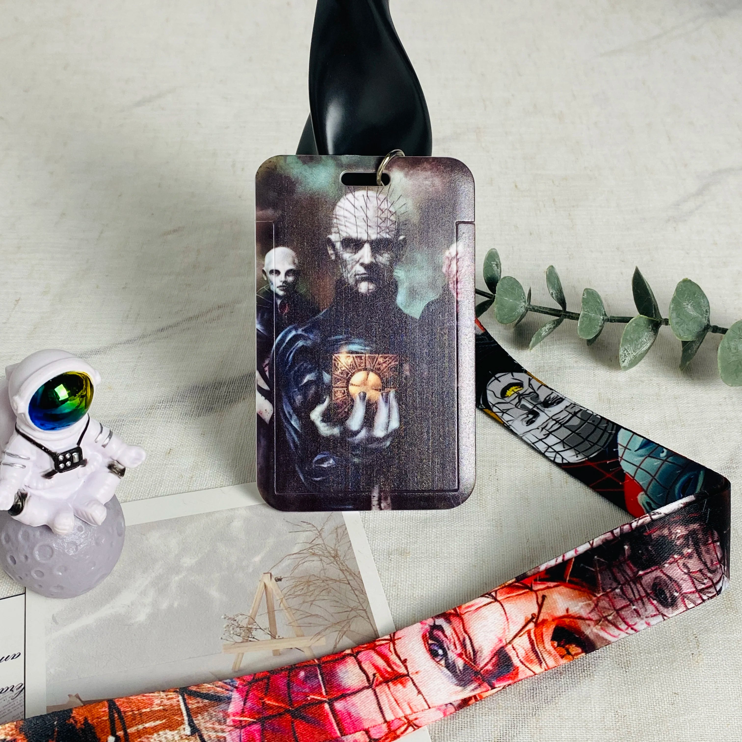 Anime Lanyard Keychain ID Card Holder Badge Reel Lariat Rope